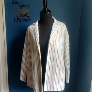 Vintage Striped Blazer